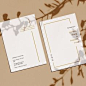 Wedding stationery design, graphic design, branding inspiration, idea, elegant and classy invitations.