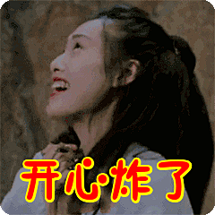 开心炸了表情包