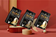 大米包装设计、包装设计、食品包装设计、插画包装设计平面设计