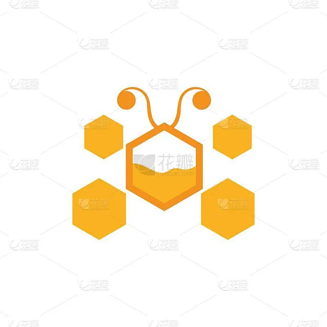 Bee vector icon illustration design图片_其他图片图片素材-花瓣网