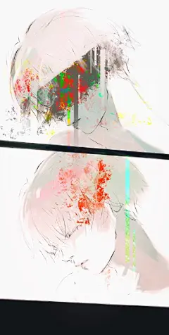 #东京食尸鬼# 东京食尸鬼作者石田先生的部分手稿改图，手机壁纸尺寸。