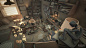 BLACKSAD - Environmental work [UE4] Scene , Nic Belliard : Hi!<br/>I'd like to present my graduation work!<br/>The goal of this project is to translate a Graphic Novel and its “Graphic” style in 3D based on its shading, geometry, compositions,