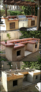 How To Build An Outdoor Kitchen http://theownerbuildernetwork.co/jnp6 Thinking of ways to enhance your backyard? Then build an outdoor kitchen! This is not an over-the-weekend project… it’s going to take a couple of hard weekends to complete. But we’re su