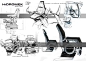 Hidromek Seat Design & Sketchs : Product Design - Hidromek