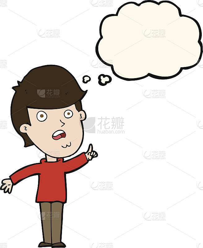 卡通人用思想泡泡问问题