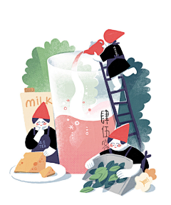 艺术必有相当的残忍采集到肌理插画