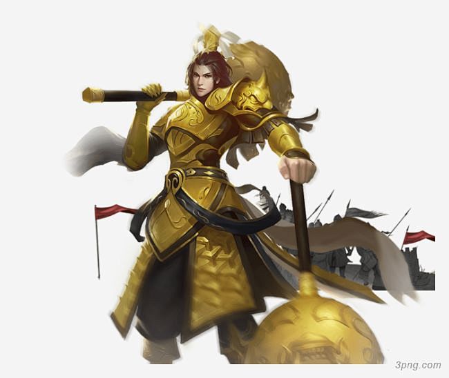 剑侠情缘手游游戏人物手持双锤游戏人物|剑侠情缘手游游戏人物手持双锤|身穿金色铠甲|动漫男孩|动漫动画|游戏人物|游戏|人物|漫画|霸气|游戏 ...