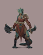 Fantasy Classes - Series 2, Forrest Imel : Since last year I've been working on a 2nd set of character classes to go along with the 1st set I did a couple of years ago. I did not expect me to take a whole year to do 16 characters, most of which were all d