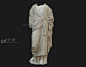 破损的石膏像3，女人体，女人裸体青铜像，石雕像 - 雕塑3d模型 3dsnail模型网
