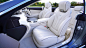 car vehicle luxury interior white seats 