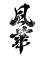 芳华 字体