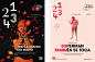 Teatros Luchana Madrid : Corporate identity, graphic campaign and signage elements for the newly refurbished Teatros Luchana (Madrid, Spain) a multi-scenic space with 4 different rooms.