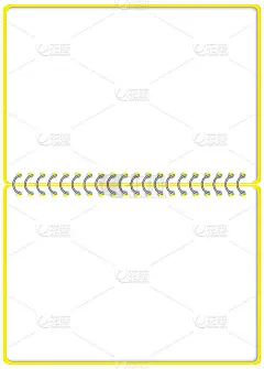 画册Ringnote框架插图矢量