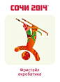 A Colorful Patchwork: The Sochi 2014 Winter Games Pictograms | StockLogos.com