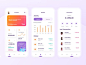 Dompetku Finance App banking uxdesign user finance app wallet bank statistics 3d uiux fintech chart money finance uidesign mobile ios exploration design clean app