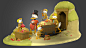 DUCK TALES FANART DIORAMA