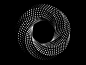 Infinity Circle infinity loop abstract black  white dots motion cinema 4d c4d