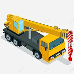 卡车吊车矢量图高清素材 免抠png 设计图片 免费下载 页面网页 平面电商 创意素材
