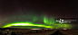 Northern lights panorama_创意图片