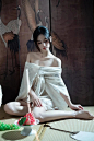 清冷古风美腿玉足