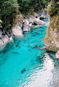 Turquoise river South Island - New Zealand