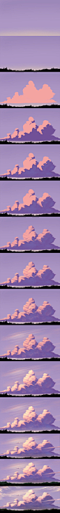 怎么画类似于新海诚那种风格的云？ - 知乎