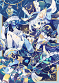 #美图欣赏# 是非常可爱的画风啦！（夢ノ内 id=229788） ​​​​