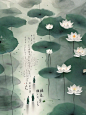 东方美学｜荷叶池塘_6_伏羲_来自小红书网页版
