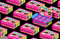 brand identity Packaging visual 60s 70s 80s 90s childhood old school Retro