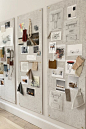 DIY Pin Board/Bulletin Board - Office Update - DIY Project - Interior Design Office - Interior Design Pin Boards - Design Project Inspiration - Brainstorming Design Projects - Farmhouse Living - Pinterest in Real Life - Eye Swoon Project Inspiration