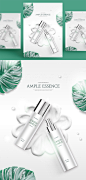 高端化妆品喷雾海报PSD模板Cosmetic posters PSD template#ti336a4510 :  