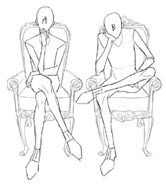 美少女男酮采集到坐姿