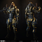 Call of Duty: Black Ops 3 - REAPER, Peter Zoppi : These are a variety of body models and texture skins for the Reaper from Black Ops 3.  I was responsible for High Poly Modeling, Low Poly Modeling, UV Layout, Normal Baking and Texture Painting.