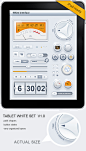 Tablet Phone UI White SET by ~diegomonzon on deviantART