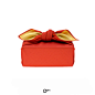OOIN 橘红双色双面 风吕敷 绉布 70cm/和风包装日本包袱皮包裹巾-淘宝网