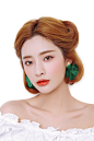 模特PNG素材 免抠图 日韩女模特素材 透明背景美女PNG