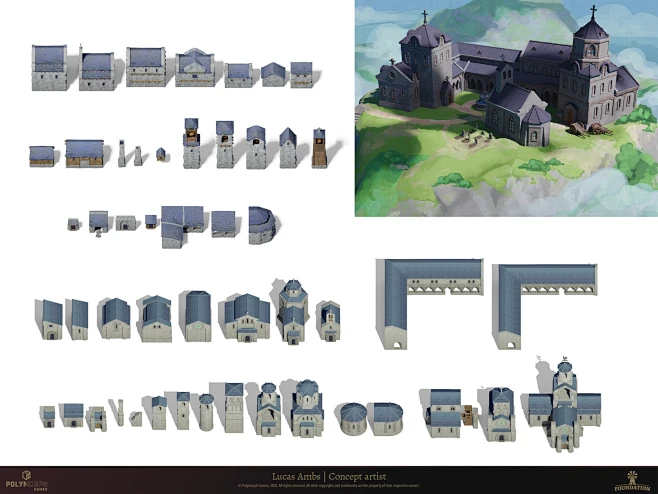 Monastery design Foundation-花瓣网