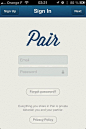 Mobile User Interface Login Form Design Inspiration