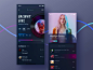 Music Player/ Singer : For this music playing interface, I want to make some cool attempts to change the form of the playing interface, I hope you like it, And Click❤️ 
Great Feedback are always welcome;)