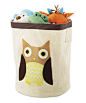 Brown Owl Storage Bin