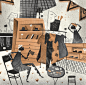 #欣然分享#
ins: Natalya Shilo

这是插画家Natalya Shilo为诗人克塞尼亚·瓦拉克汉诺维奇的诗集做的插图。

儿童插画超话#每日分享绘本##绘本#
图片来自画家的Behance主页 ​​​​