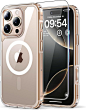 TAURI 3 in 1 for iPhone 16 Pro Case, Compatible with MagSafe [Not-Yellowing] with 2X Screen Protectors, Military-Grade Protection, Shockproof Slim Magnetic Case for iPhone 16 Pro 6.3&#34;, Clear