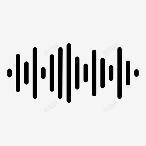 声波音频频率图标 免费下载 页面网页 平面电商 创意素材-花瓣网