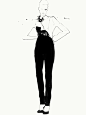 服装手绘线描作品欣赏-Floyd [50P] A-插画欣赏 - DOOOOR.com #采集大赛#