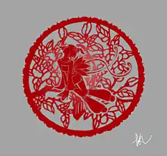 【制图组出品】夜溪灵剪纸+桌面+眼镜祭剑魂+团子媚灵狐 - 心情图文 - 《大话西游2经典版》官方论坛