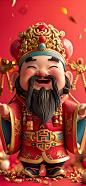 原图壁纸：财神到，送福来-今日头条