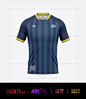 15633足球运动队服装T恤POLO衫文化衫展示MockUp智能贴图PSD样机-淘宝网