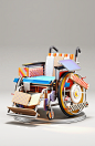 design Graphic Designer ILLUSTRATION  Digital Art  cinema 4d animation  motion graphics  Omar Aqil surreal 3д