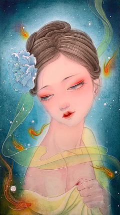 默羽青青采集到插画