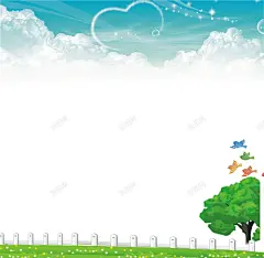 卡通学校海报背景模板大全 白云 草地 草坪 蓝天 元素 免抠png 设计图片 免费下载 页面网页 平面电商 创意素材